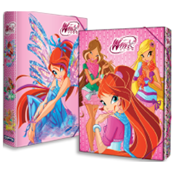 Gıpta Lastikli Kutu Dosya 25X35 Winx Club 3101