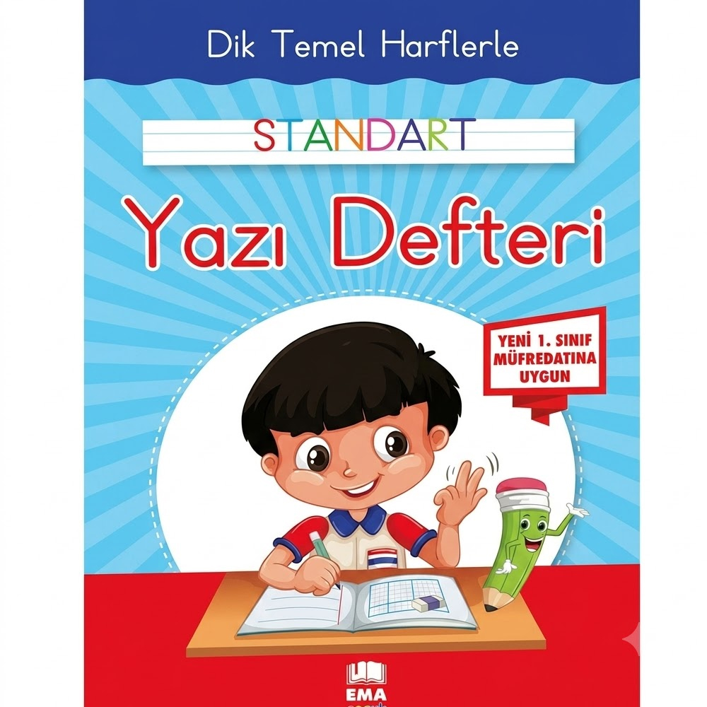 EMA DİK TEMEL HARFLERLE YAZI DEFTERİ EMA ÇOCUK