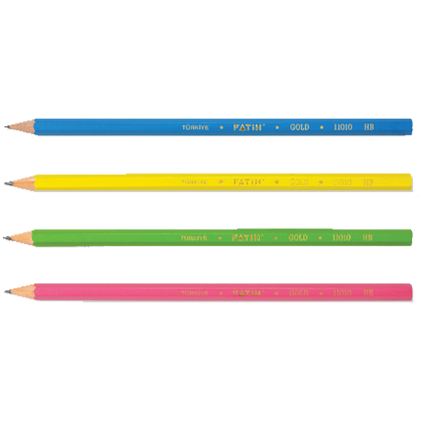 Fatih Kurşun Kalem Mercanlı Gold Hb 11010 - 144'lü Kutu