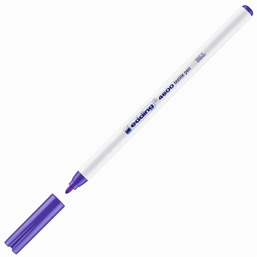EDDİNG T-SHİRT KALEMİ YUVARLAK UÇLU 1 MM FOSFORLU MOR 4600