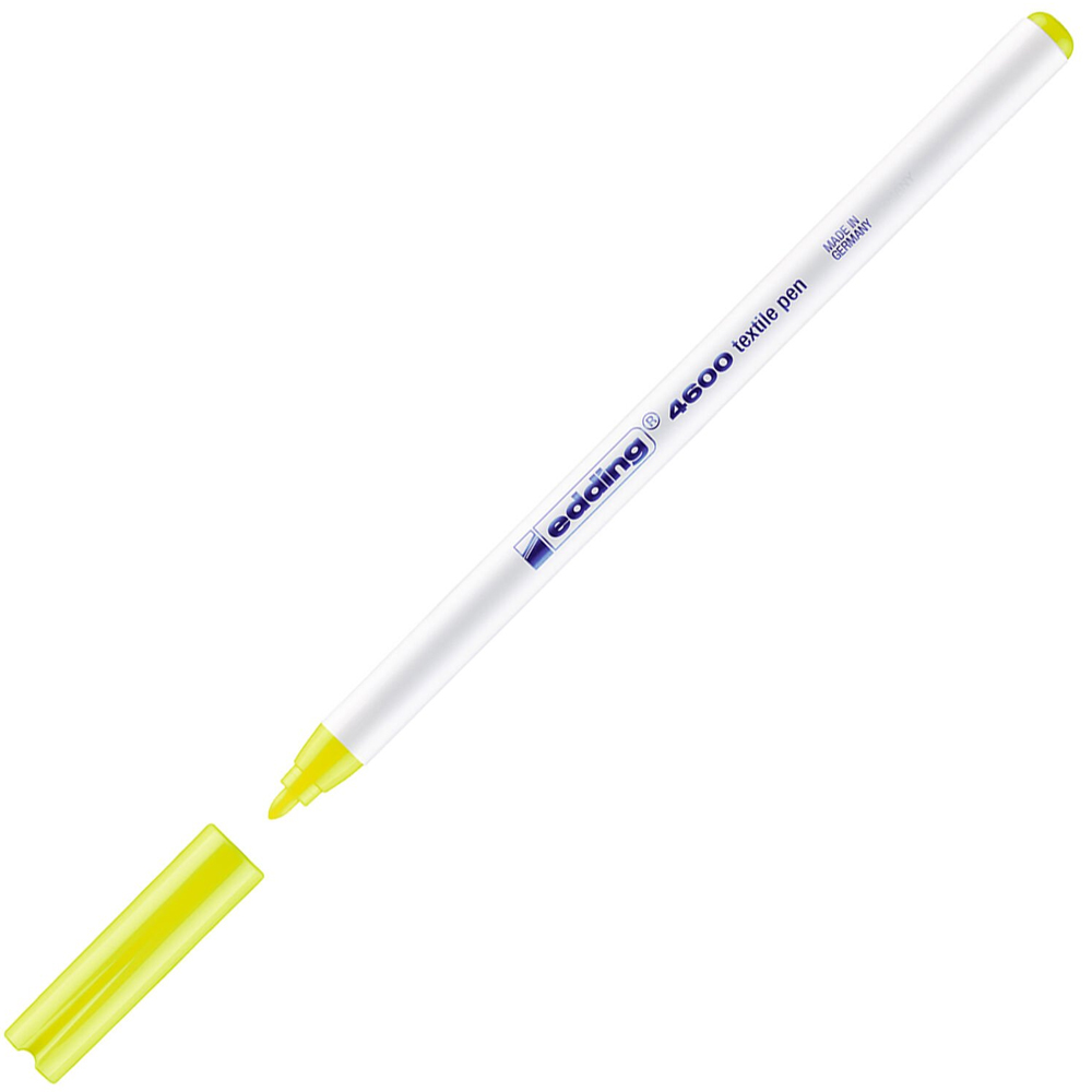 Edding T-Shırt Kalemi Yuvarlak Uçlu 1 Mm Fosforlu Sarı 4600