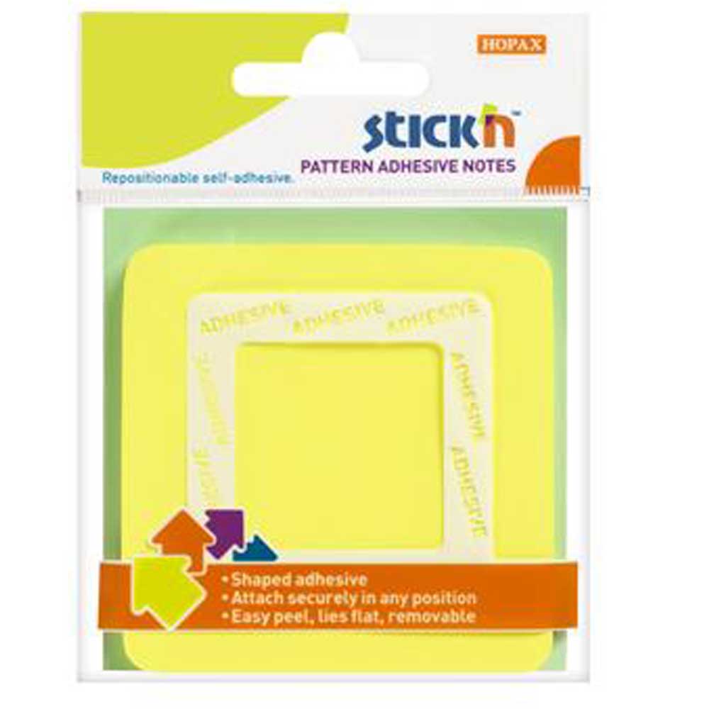 HOPAX STİCKN YAPIŞKANLI NOT KAĞIDI KARE ŞEKİLLİ 50 YP 70X70 SARI 21541