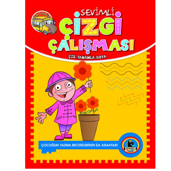 4E KİTAP SEVİMLİ ÇİZGİ ÇALIŞMASI KARATAY YAYINEVİ