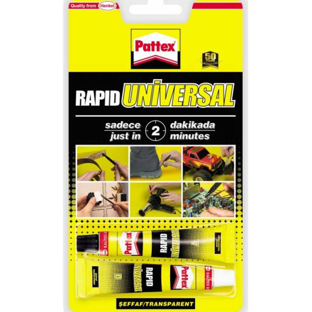 Pattex Süper Yapıştırıcı Pow Epoxy Lig. Clear 2X11 Ml 1992012