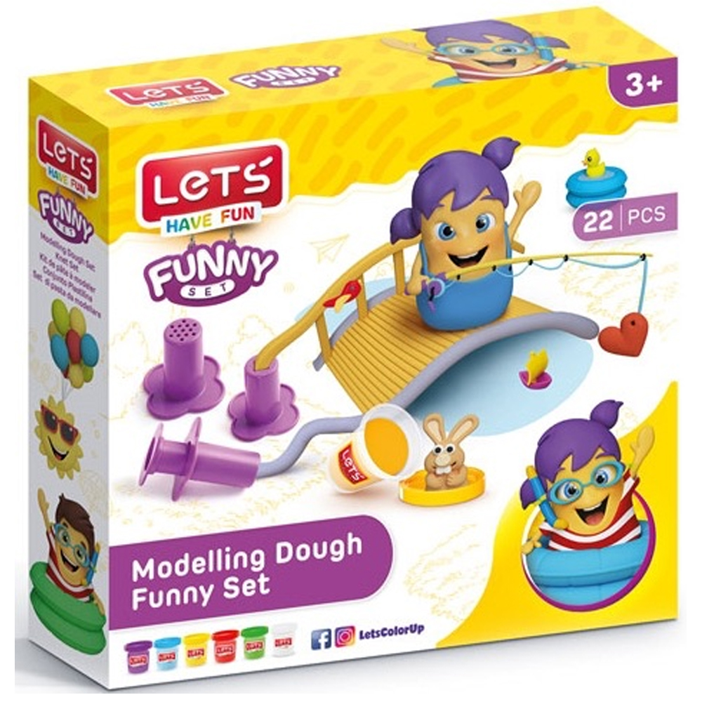 LETS OYUN HAMURU EĞLENCE SETİ 22 PARÇA L9006