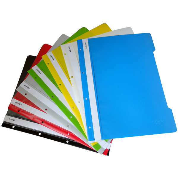 Esselte Telli Dosya Plastik A4 Kırmızı Slt-4199 - 50'li Paket