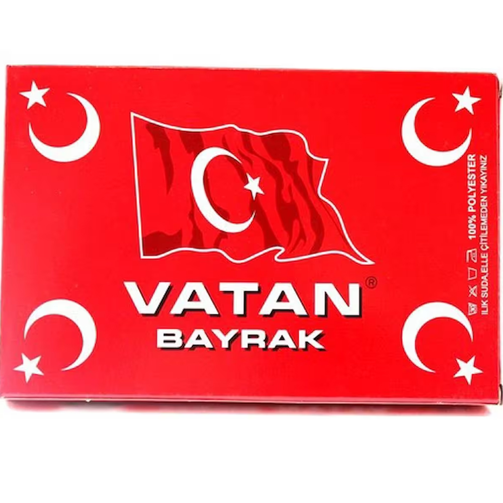 VATAN TÜRK BAYRAĞI POLYESTER 300X450 VT112