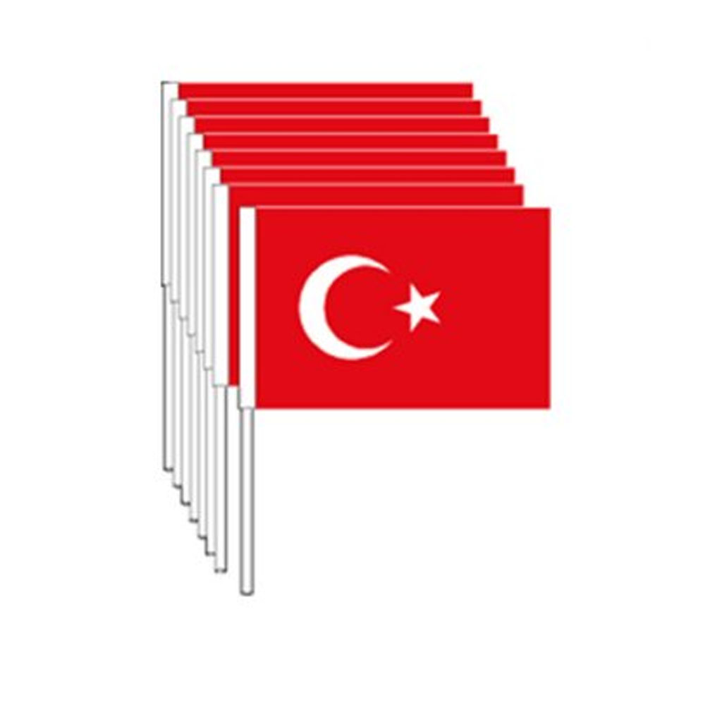 VATAN KAĞIT BAYRAK TÜRK ÇITALI 40 LI BATTAL VT803