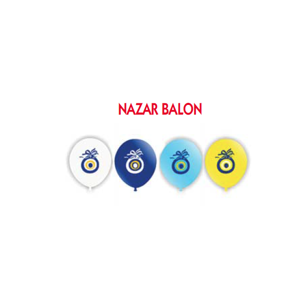 VATAN BALON NAZAR BONCUĞU BASKILI BEYAZ 100 LÜ VT911