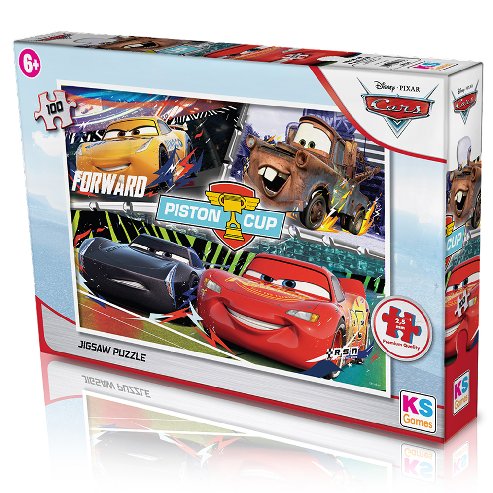 KS GAMES PUZZLE 100 PARÇA CARS CR.714