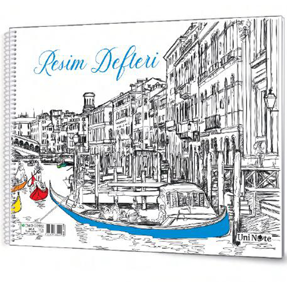 ÇINAR RESİM DEFTERİ SPİRALLİ KARTON KAPAK 15 YP 33X48 33001