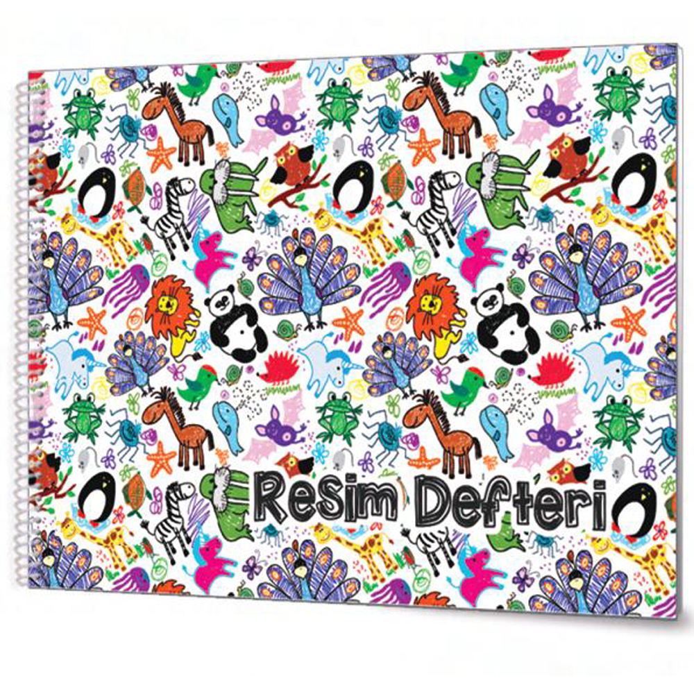 ÇINAR RESİM DEFTERİ SPİRALLİ 15 YP 17X24 33002