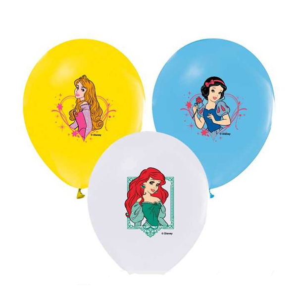 BALONEVİ BALON PRENSES BASKILI PASTEL RENK 4+1 100 LÜ 1930