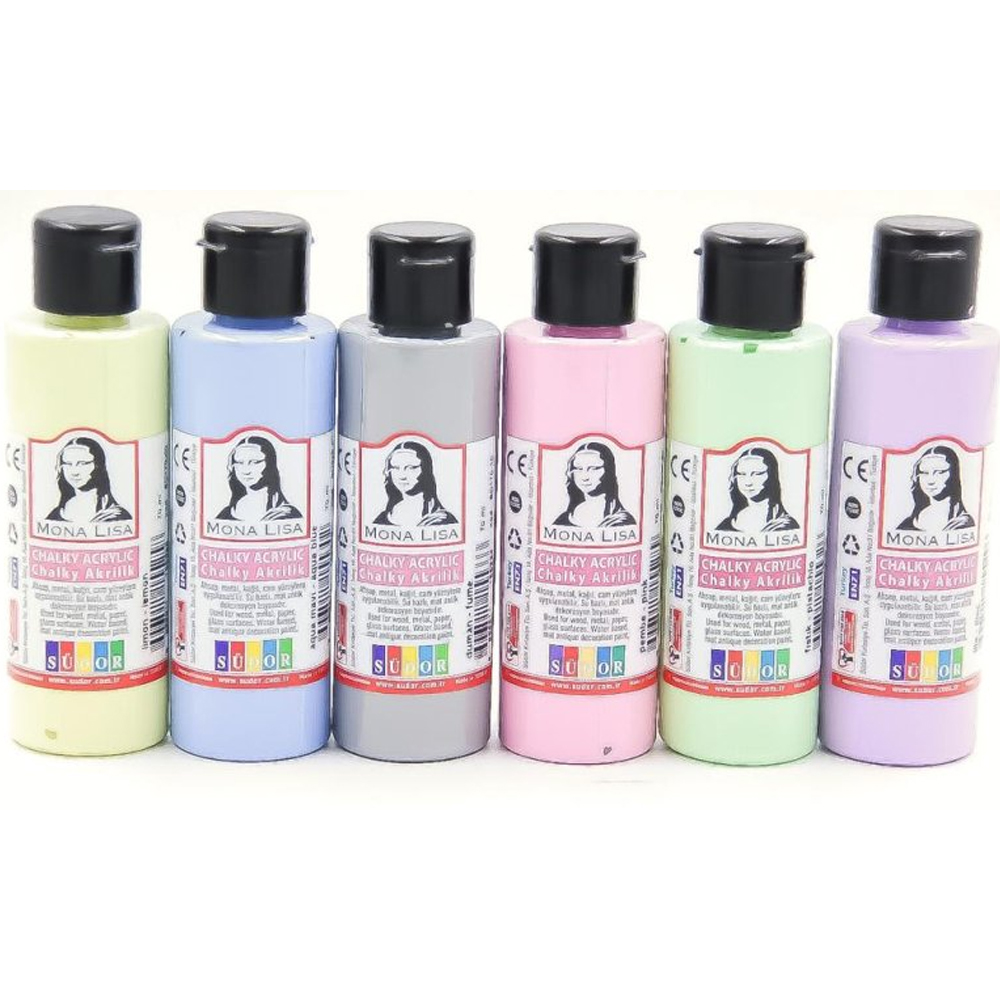 Mona Lisa Akrilik Boya Chalky 6X70 Ml Sd1006C