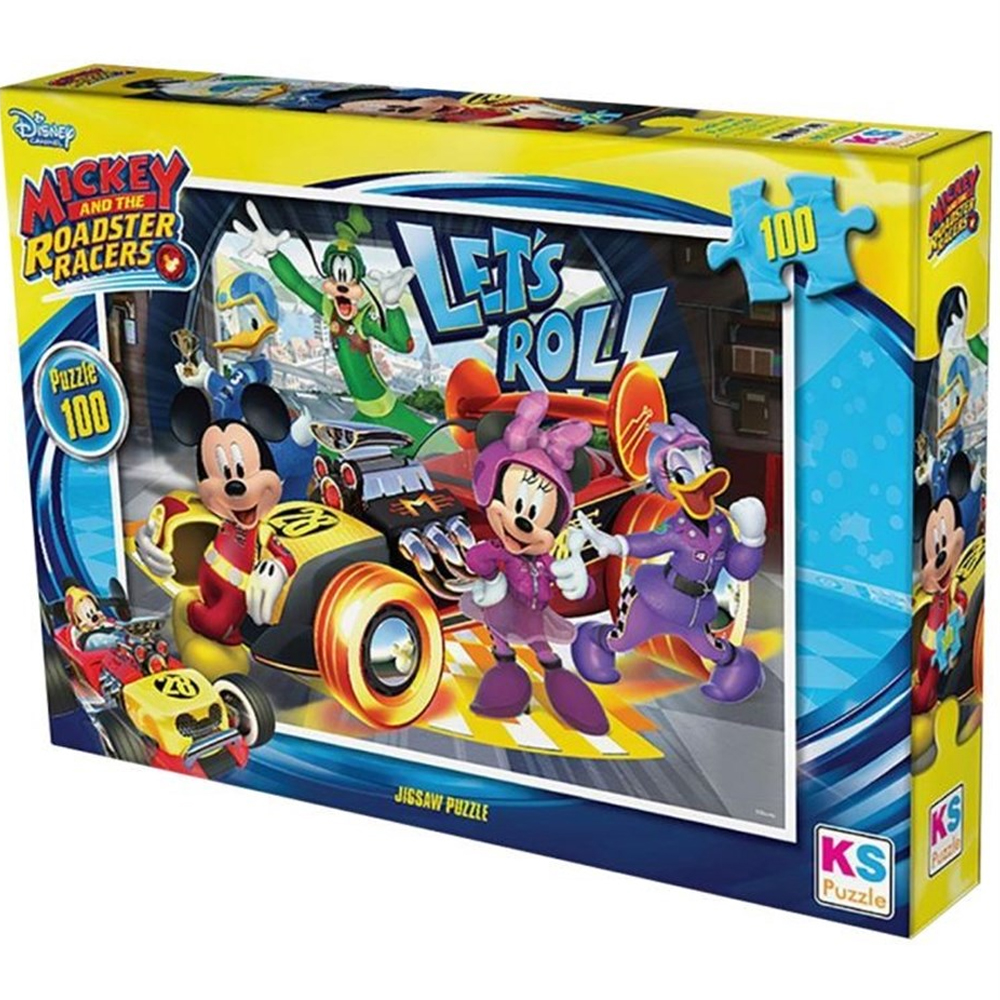 KS GAMES Ks Games Puzzle 100 Parça Mickey Mause MCH 714