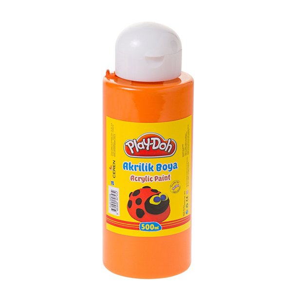 PLAY-DOH AKRİLİK BOYA 500 ML TURUNCU PLAY-AK009