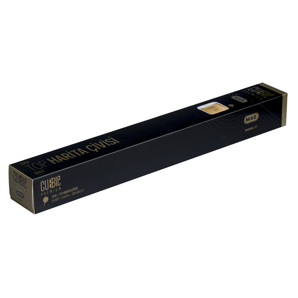 MAS HARİTA ÇİVİSİ CUBBİE PREMİUM KALP GOLD 1314