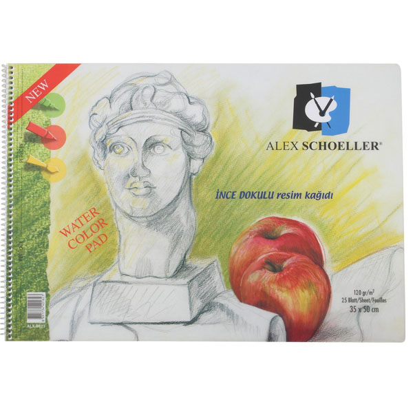 Alex Schoeller Resim Defteri 35X50 120 Gr 25 Syf.şef.spr Kp.alx-0823