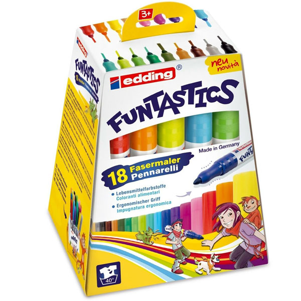 EDDİNG KEÇELİ KALEM KALIN 14 18 Lİ 4-14-18 FUNTASTİCS