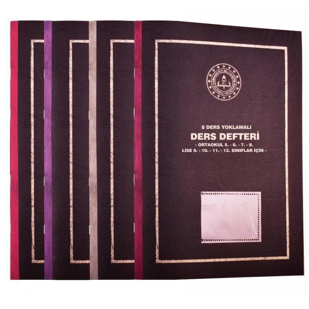 GÜLPAŞ DERS DEFTERİ YOKLAMALI PLASTİK KAPAK 8.DERS 25X35 384