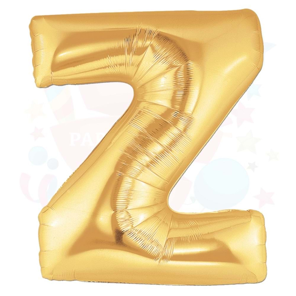 NEDİ BALON FOLYO 40 HARF ALTIN Z 02149
