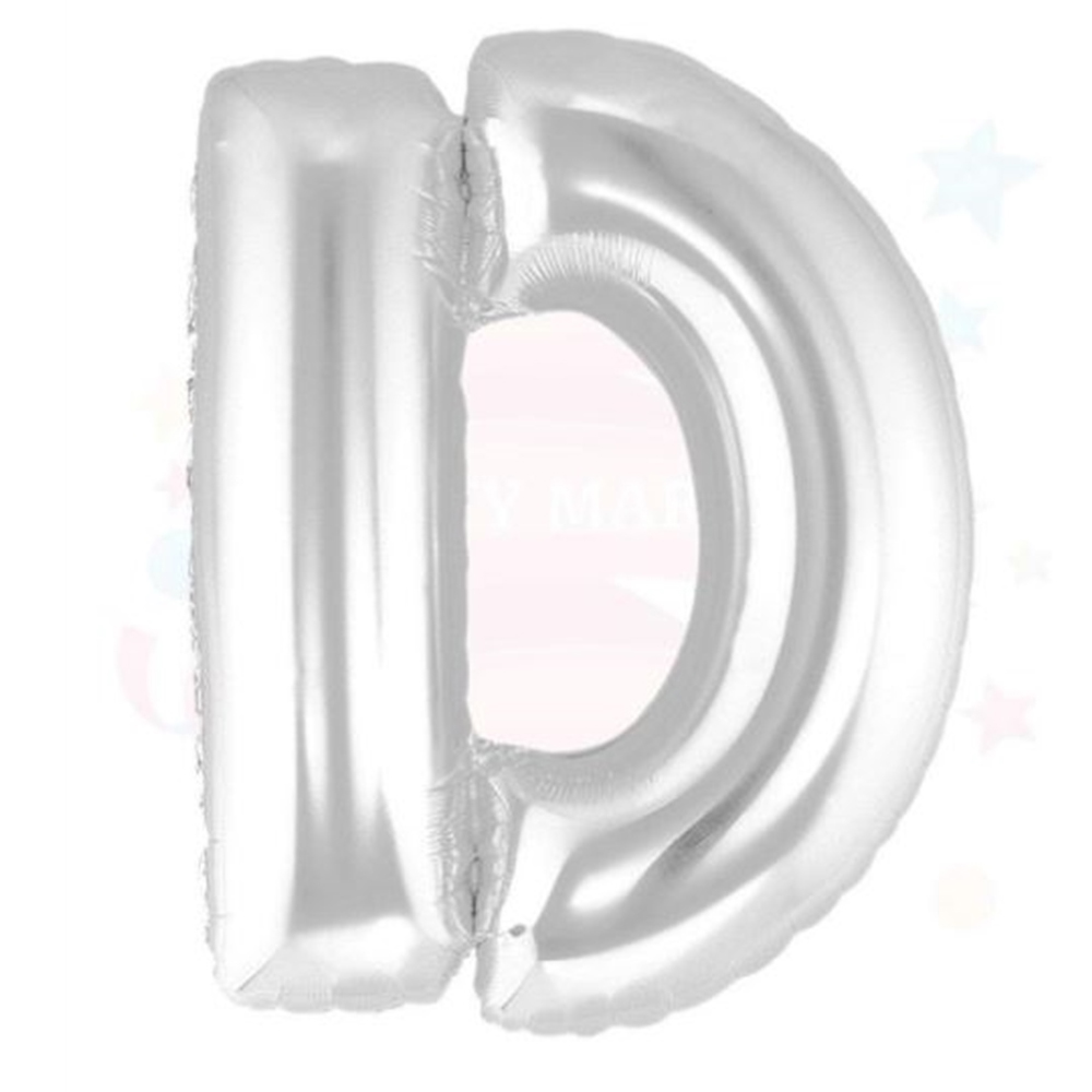 NEDİ BALON FOLYO 40 HARF GÜMÜŞ D 01357