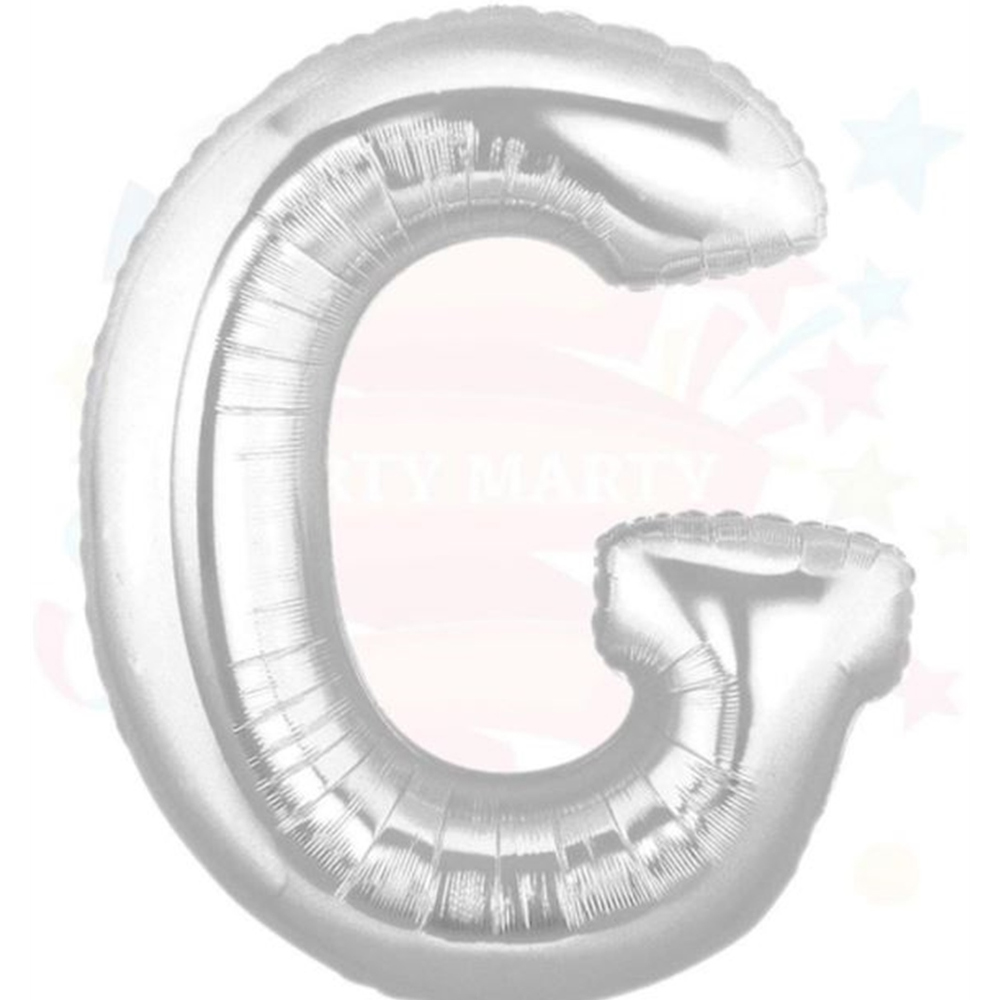 NEDİ BALON FOLYO 40 HARF GÜMÜŞ G 01358