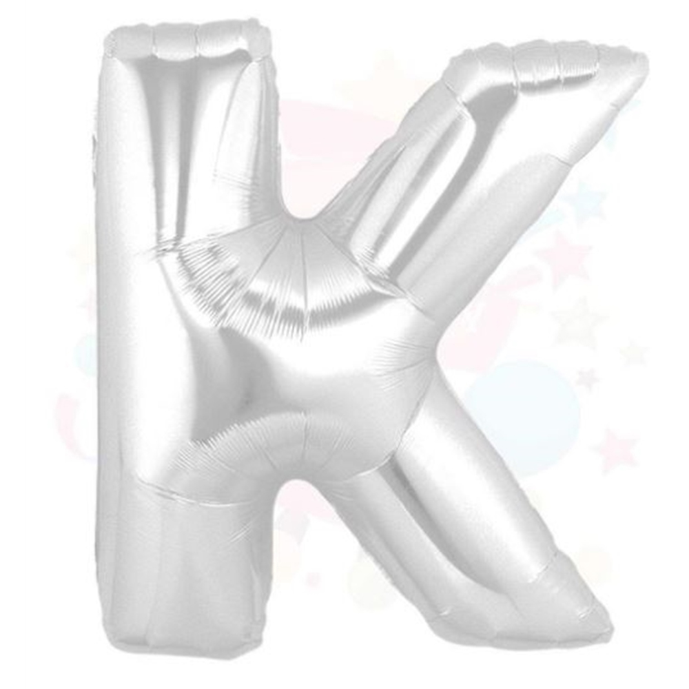 NEDİ BALON FOLYO 40 HARF GÜMÜŞ K 01824