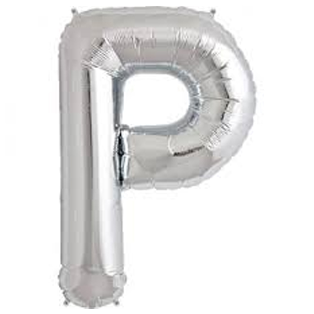 NEDİ BALON FOLYO 40 HARF GÜMÜŞ P 01360