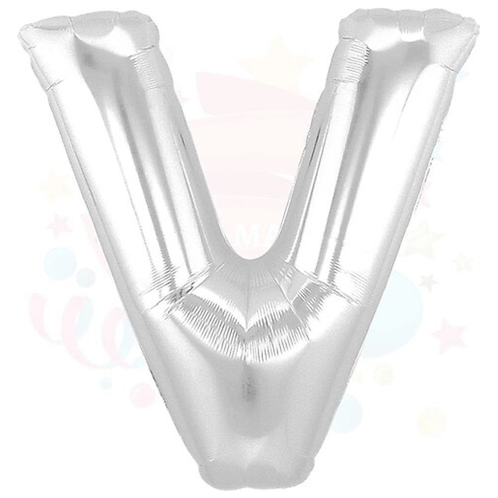 NEDİ BALON FOLYO 40 HARF GÜMÜŞ V 01363
