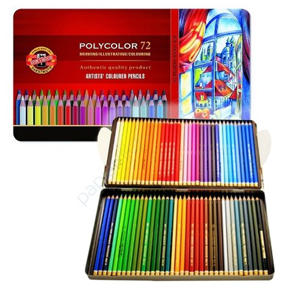 KOH-İ NOOR SET OF ARTİST´S COLOURED PENCİLS 3827 72