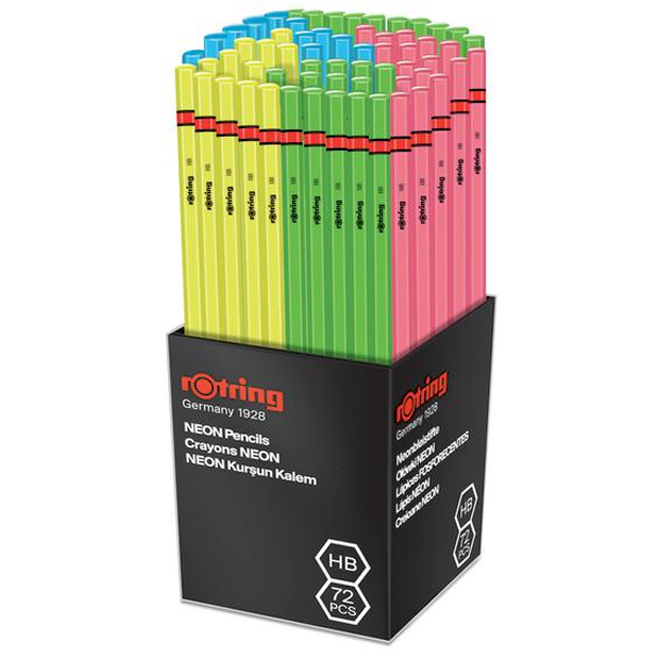 Rotring Kurşun Kalem Neon Fosforlu 2090066 - 72'li Paket