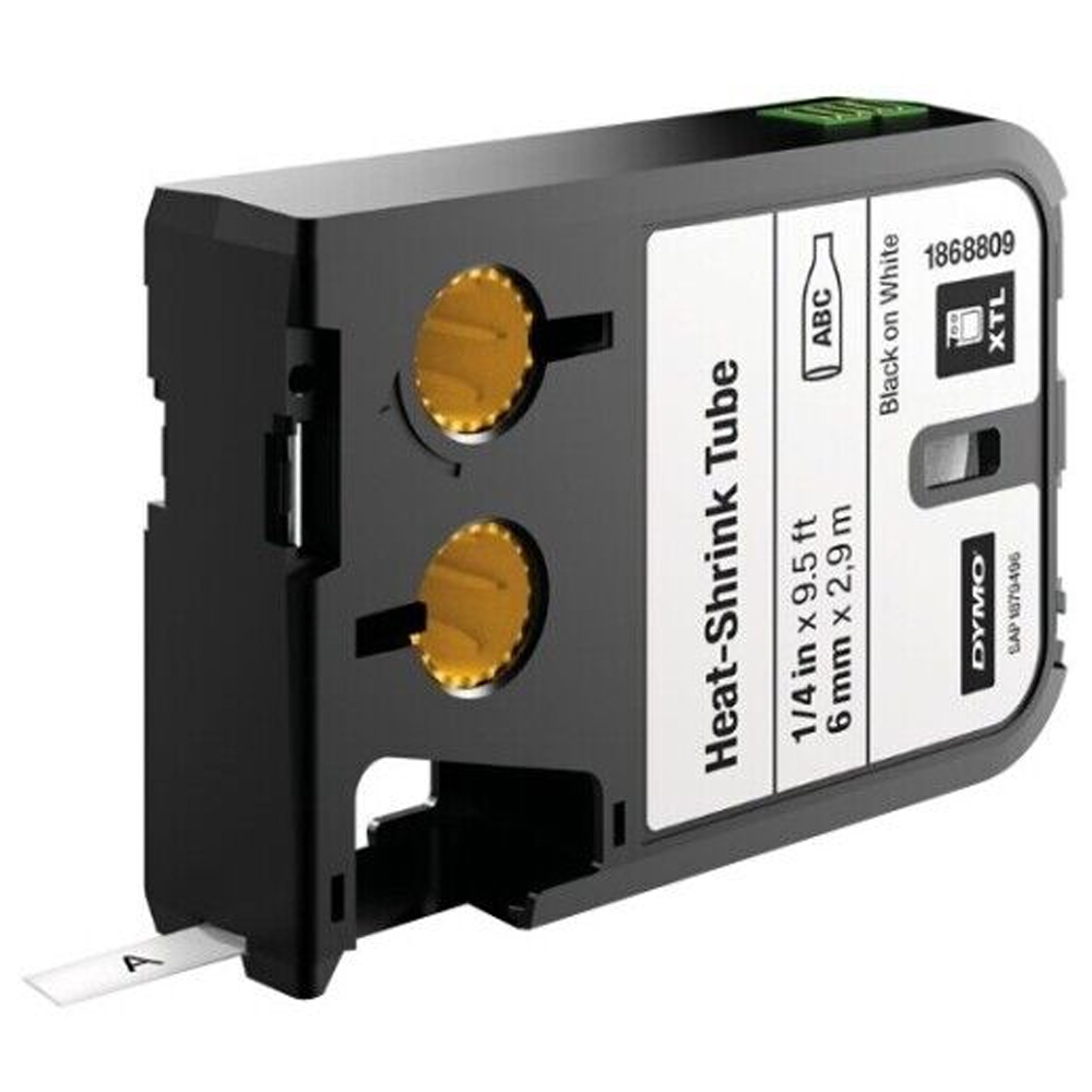 DYMO XTL ISIYLA KÜÇÜLEN ETİKETİ 6 MM X 2.7 M BEYAZ/SİYAH 1868809