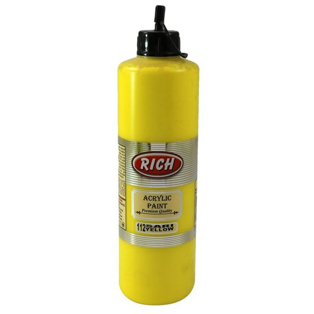 RİCH AKRİLİK BOYA MASTER 500 CC SARI 112