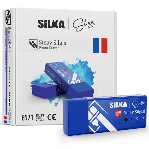 Silka Sınav Silgisi 30 Lu Lacivert Art.10 - 30'lu Paket
