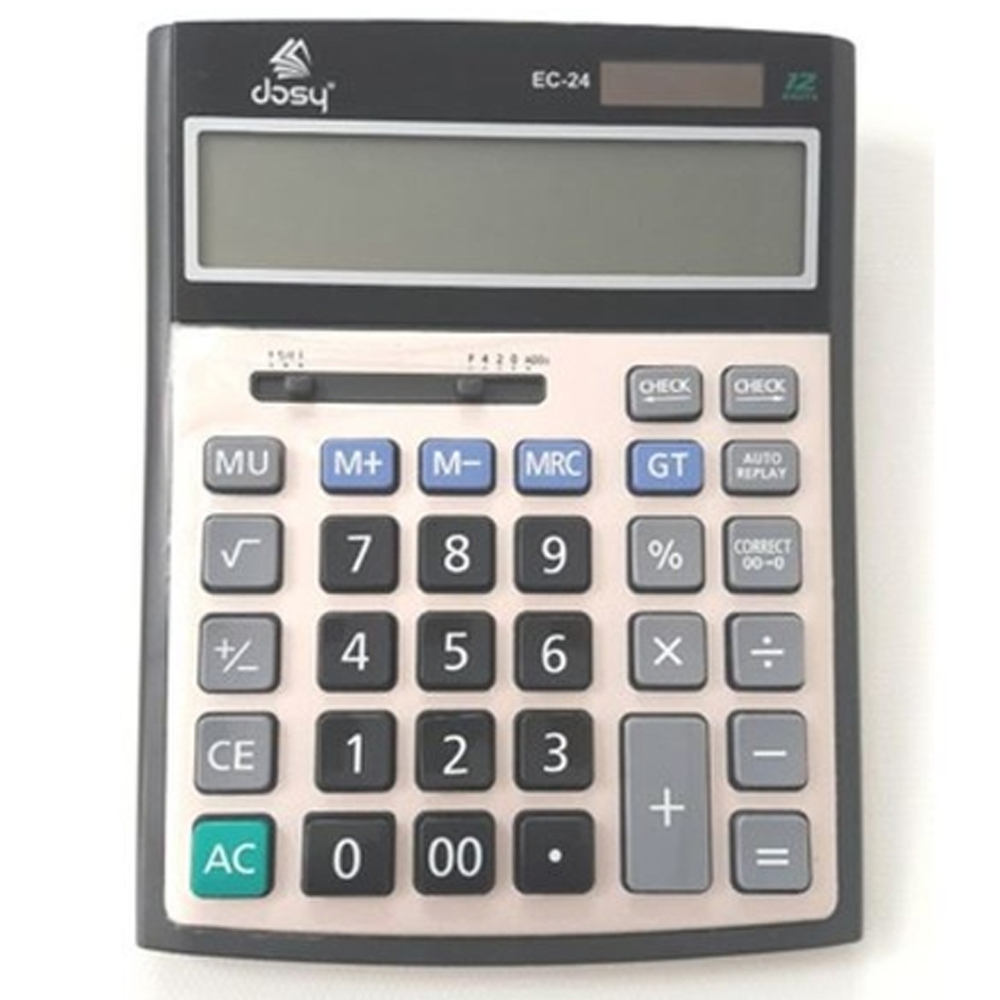 DOSY HESAP MAKİNESİ MASAÜSTÜ 12 HANE EC-24