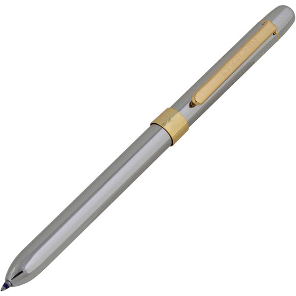 Steel Pen Fonksiyonlu Kalem 2 Tükenmez+Versatil 0.7 Mm Krom 420