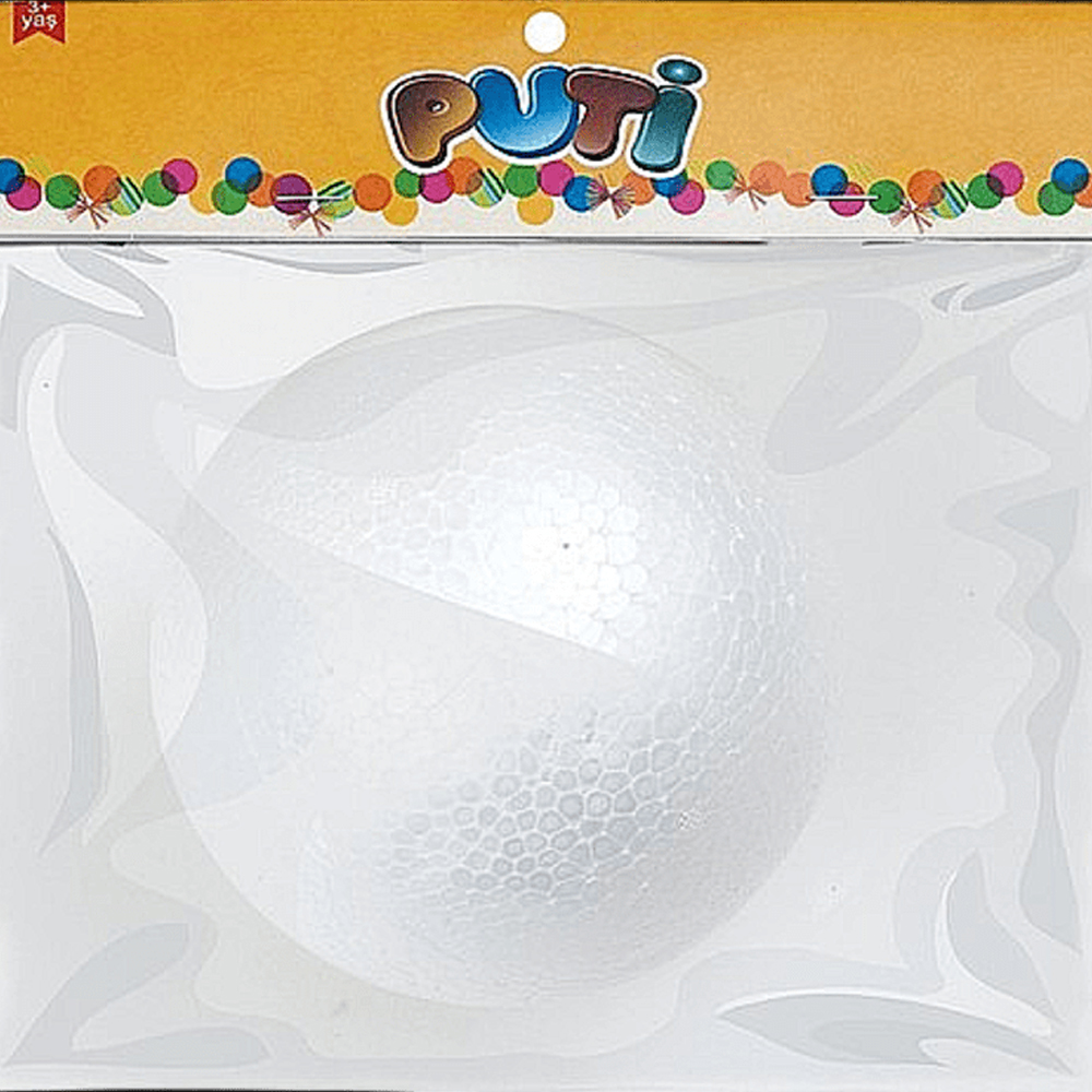 Puti Köpük Top 12 Cm Tekli 4803