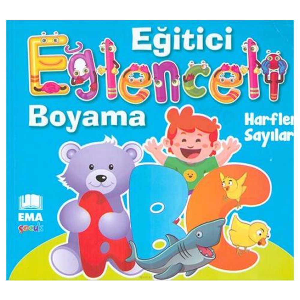 EMA EĞİTİCİ EĞL.BOYAMA-HARFLER-SAYILAR/EMAÇOCUK