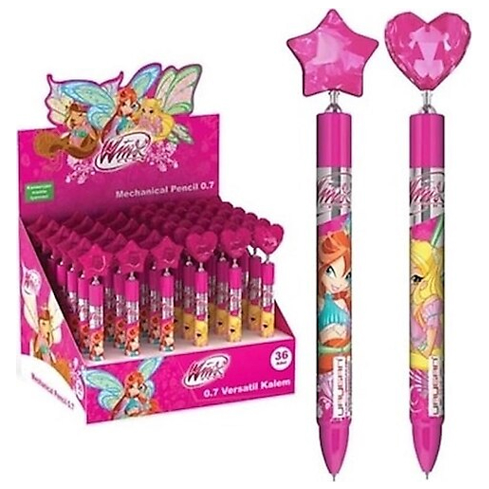 Sms Versatil Kalem Winx Club Figürlü 0.7 Mm ( 36 Lı Stand ) 65335 - 36'lı Standart