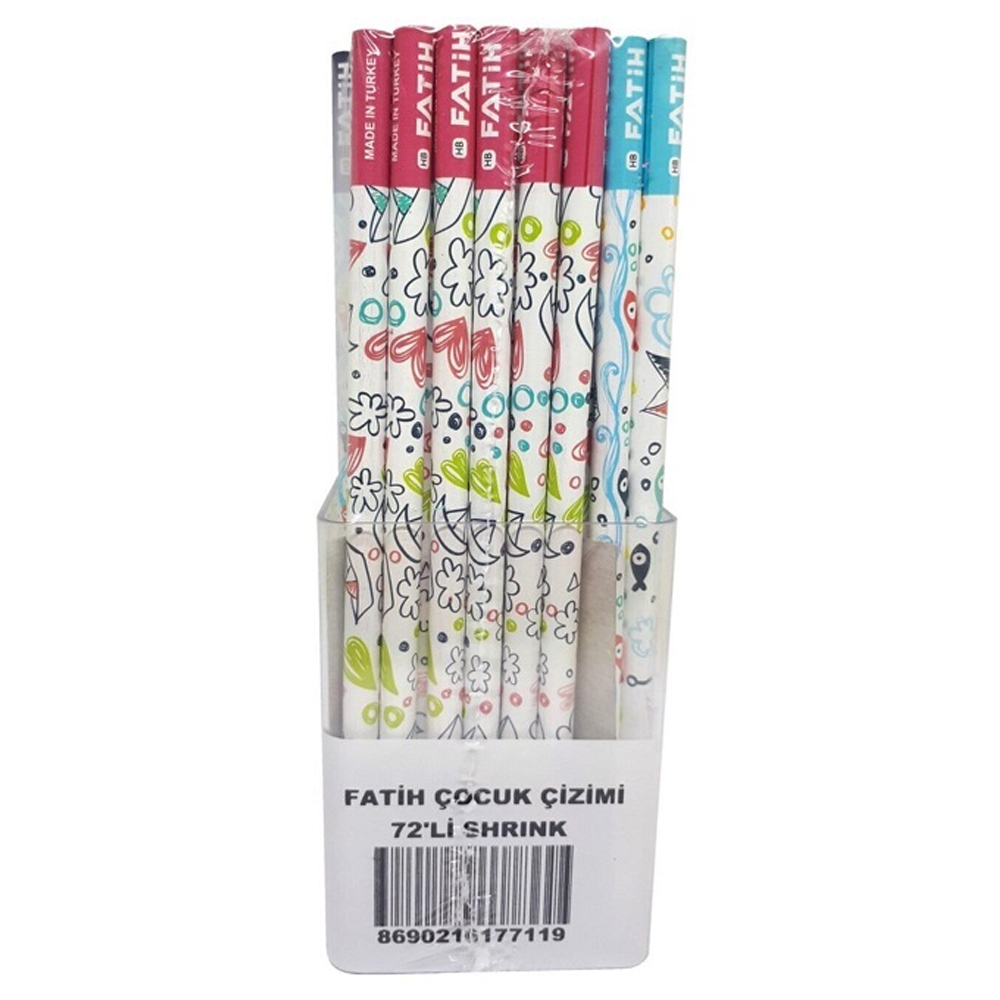Fatih Kurşun Kalem Çocuk Çizimi 17710 - 72'li Paket