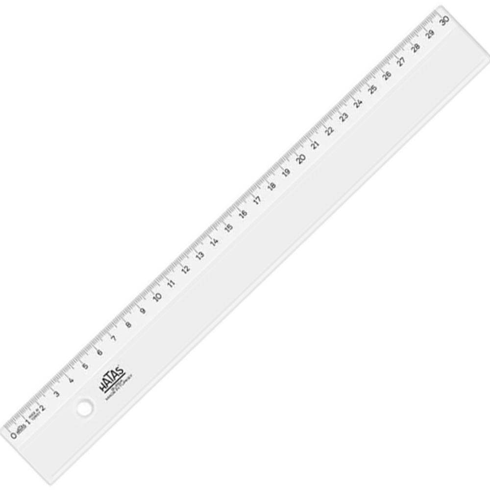 HATAS EKONOMİK CETVELİ 30 CM 0115