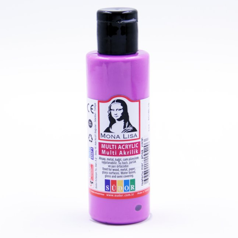 MONA LİSA MULTİ AKRİLİK 70 ML FOSFORLU MOR SD160-10