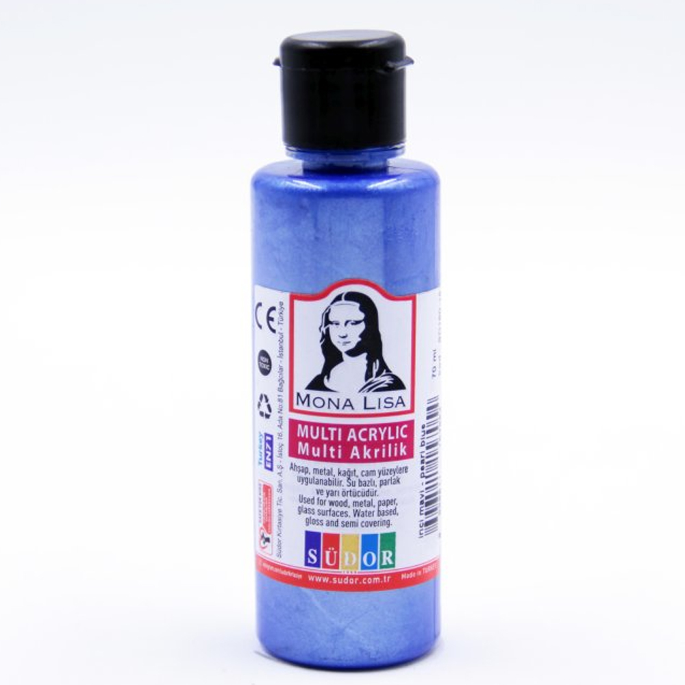 MONA LİSA MULTİ AKRİLİK 70 ML İNCİ MAVİ SD160-15