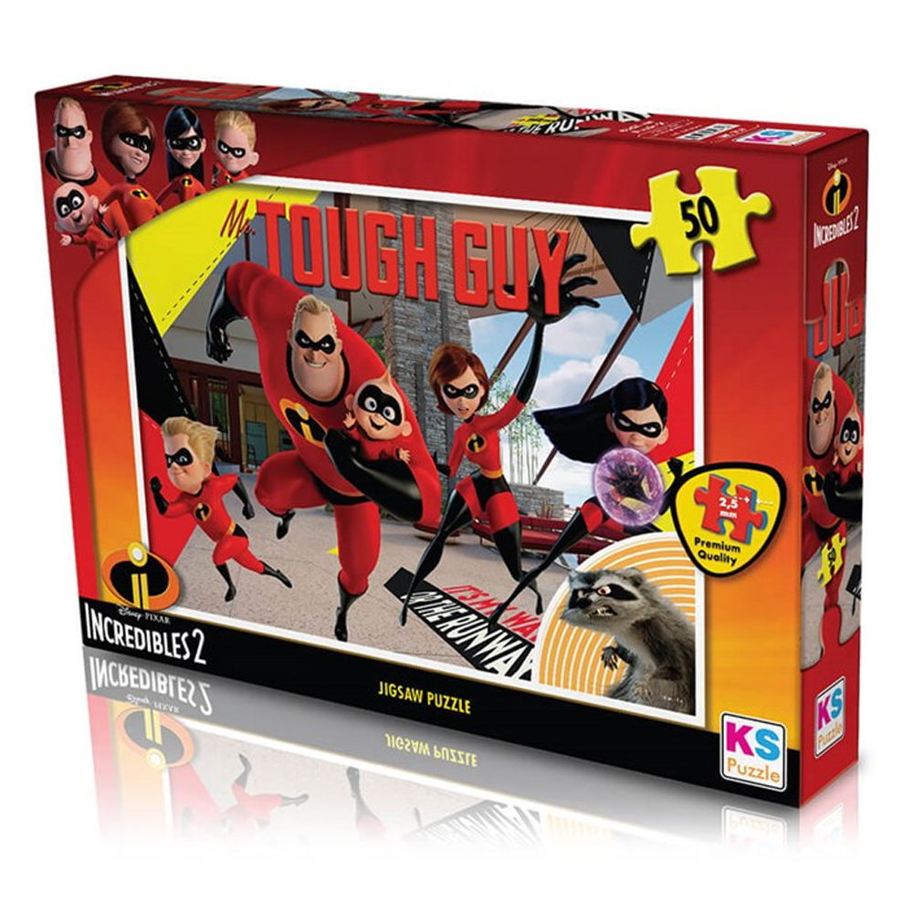 KS GAMES PUZZLE 50 PARÇA INCREDIBLES 2 INC 709