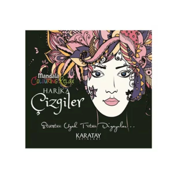 4E BOYAMA KİTABI HARİKA ÇİZGİLER MANDALA KARATAY