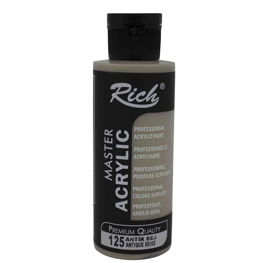RİCH AKRİLİK BOYA MASTER 120 CC ANTİK BEJ 120-125