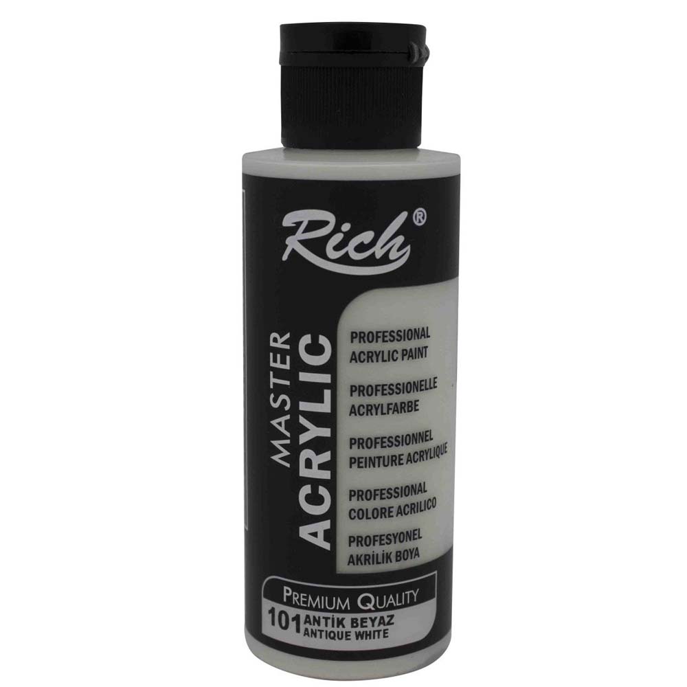 RİCH AKRİLİK BOYA MASTER 120 CC ANTİK BEYAZ 120-101