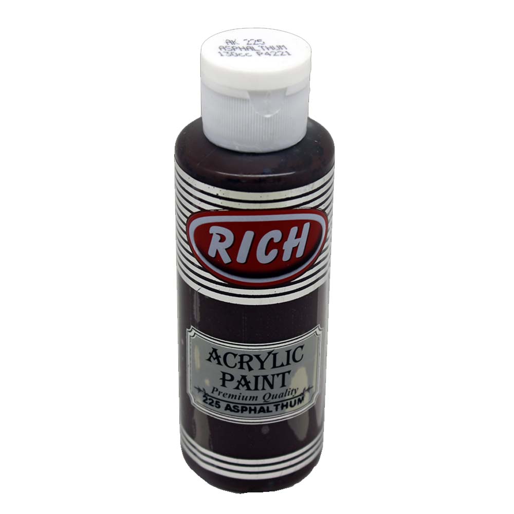 RİCH AKRİLİK BOYA MASTER 120 CC ASPHALTHUM 120-225