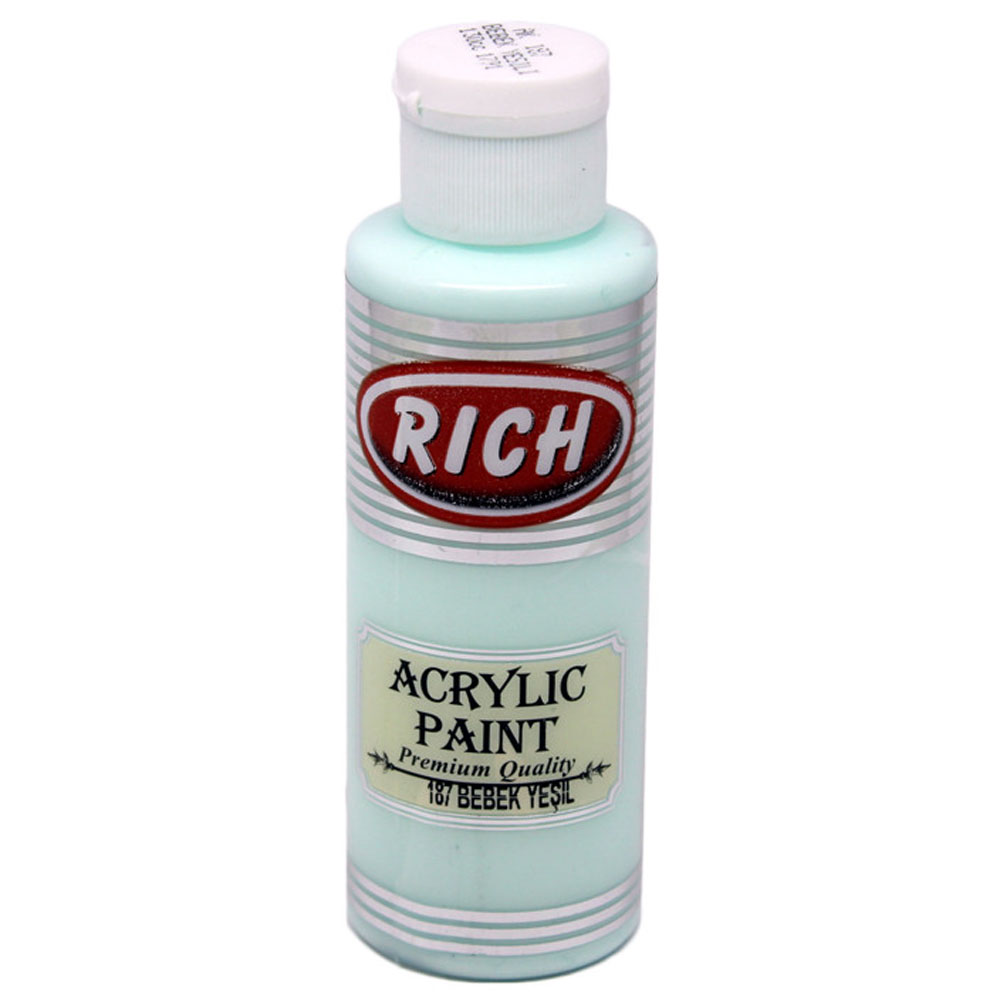 RİCH AKRİLİK BOYA MASTER 120 CC BEBEK YEŞİL 187